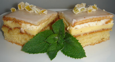 Zitronen-Butterkeks-Kuchen