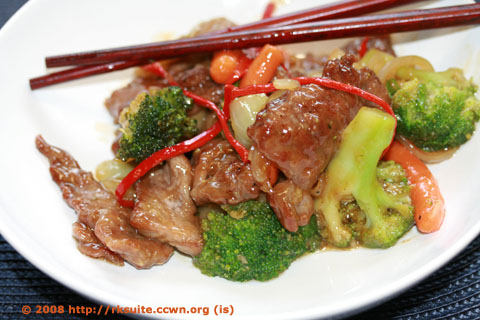 Rindfleisch nach Szechuan Art